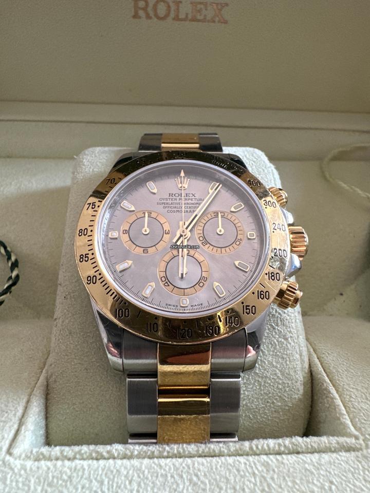 Rolex | Daytona | 116523 | Gold/Steel | 40 mm | Gold/Steel | Grey | Automatic