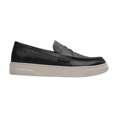 Coach Hybrid Loafer With Signature Canvas Charcoal/Black