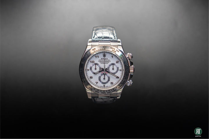 Rolex | Daytona | 116519LN | White gold | 40 mm | Crocodile skin | Mother of pearl | Automatic
