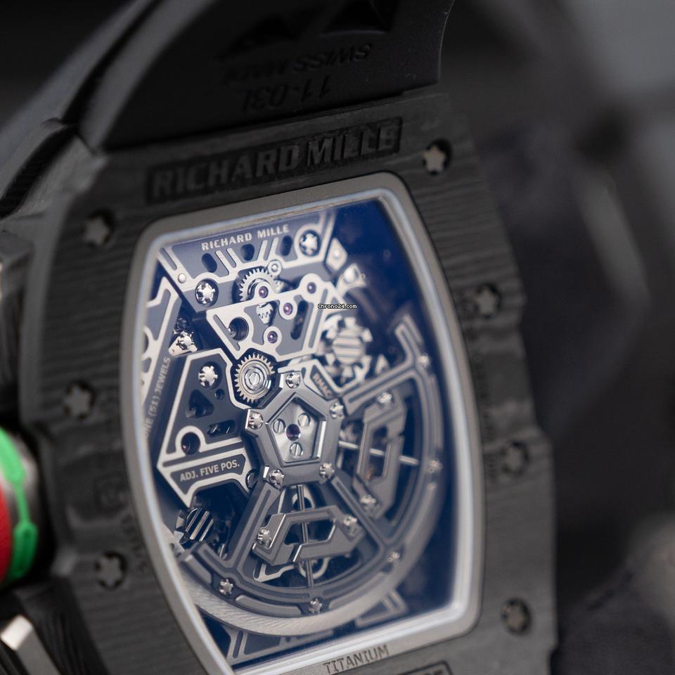 Richard Mille Automatic Winding Split-seconds Chronograph Full Carbon