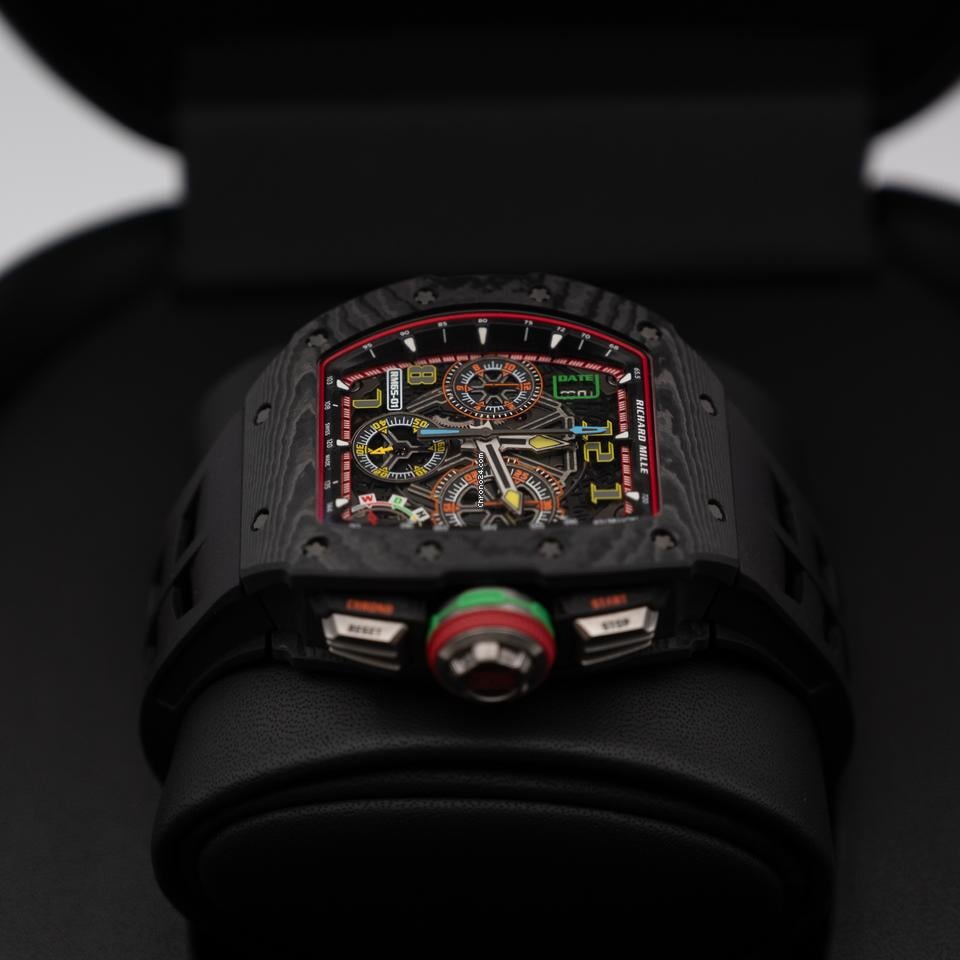 Richard Mille Automatic Winding Split-seconds Chronograph Full Carbon