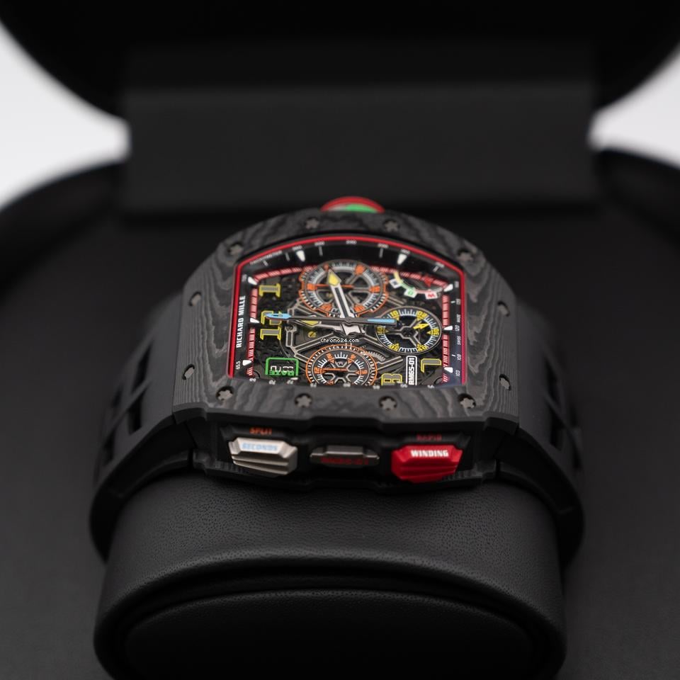 Richard Mille Automatic Winding Split-seconds Chronograph Full Carbon