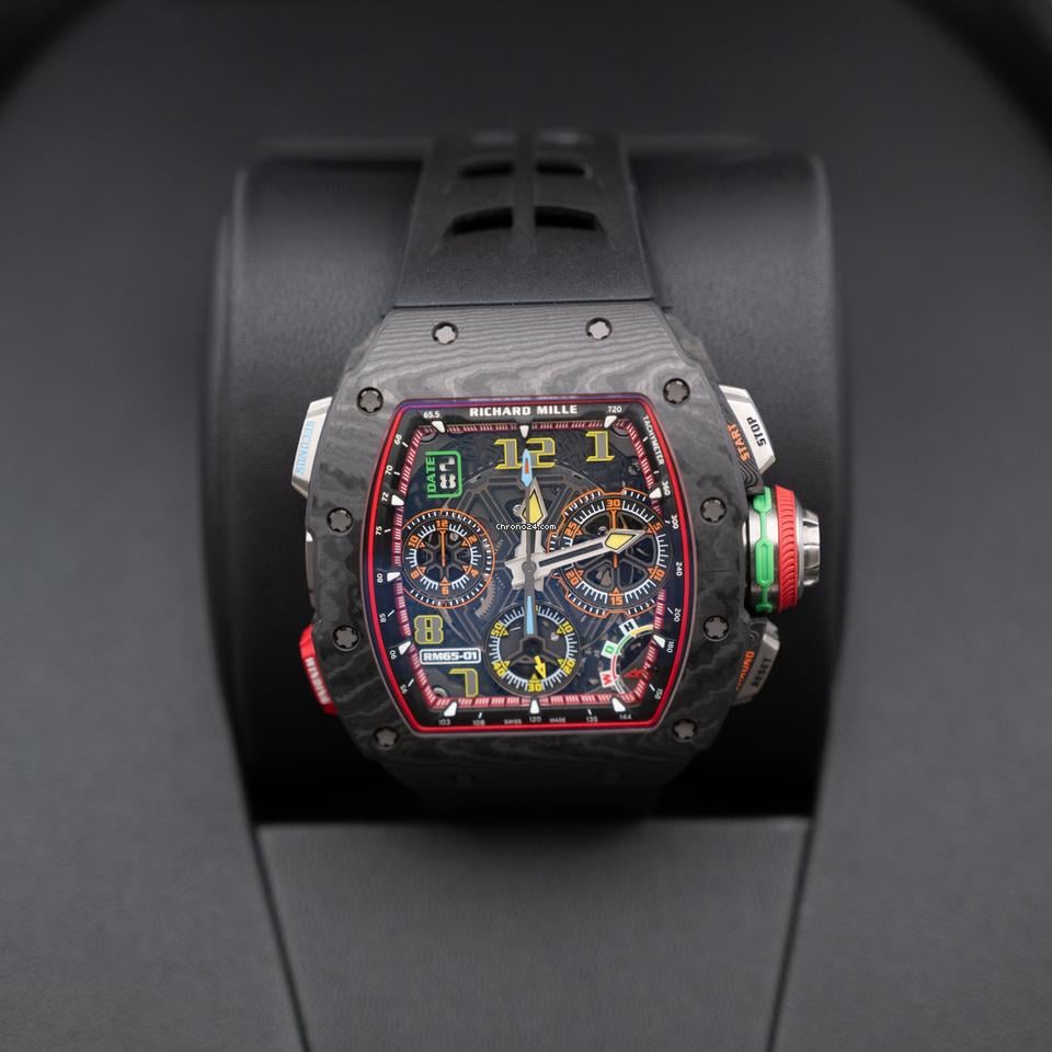 Richard Mille Automatic Winding Split-seconds Chronograph Full Carbon