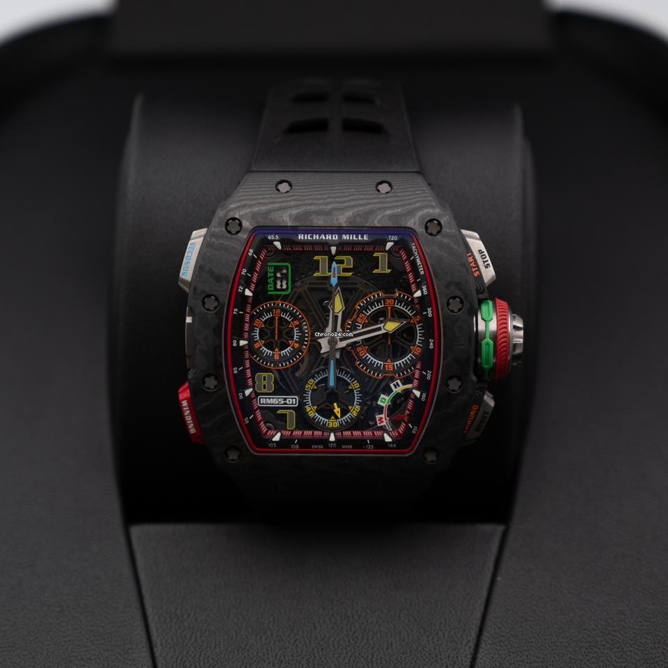 Richard Mille Automatic Winding Split-seconds Chronograph Full Carbon