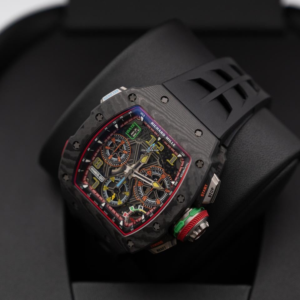 Richard Mille Automatic Winding Split-seconds Chronograph Full Carbon