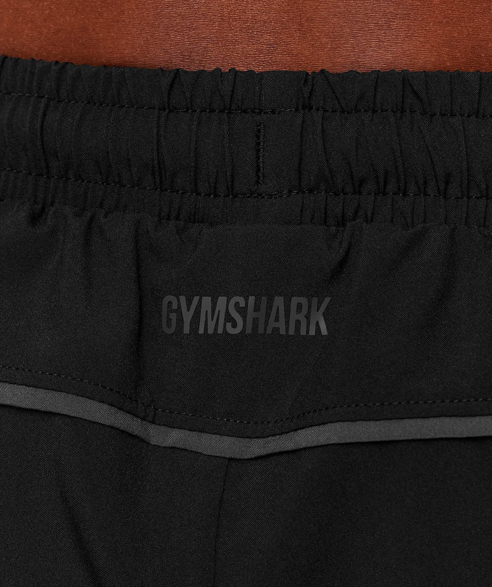 Gymshark Arrival Contrast Pants - Black/Onyx Grey