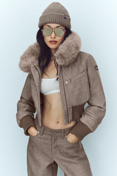 Wool Blend Bunny Slope Jacket