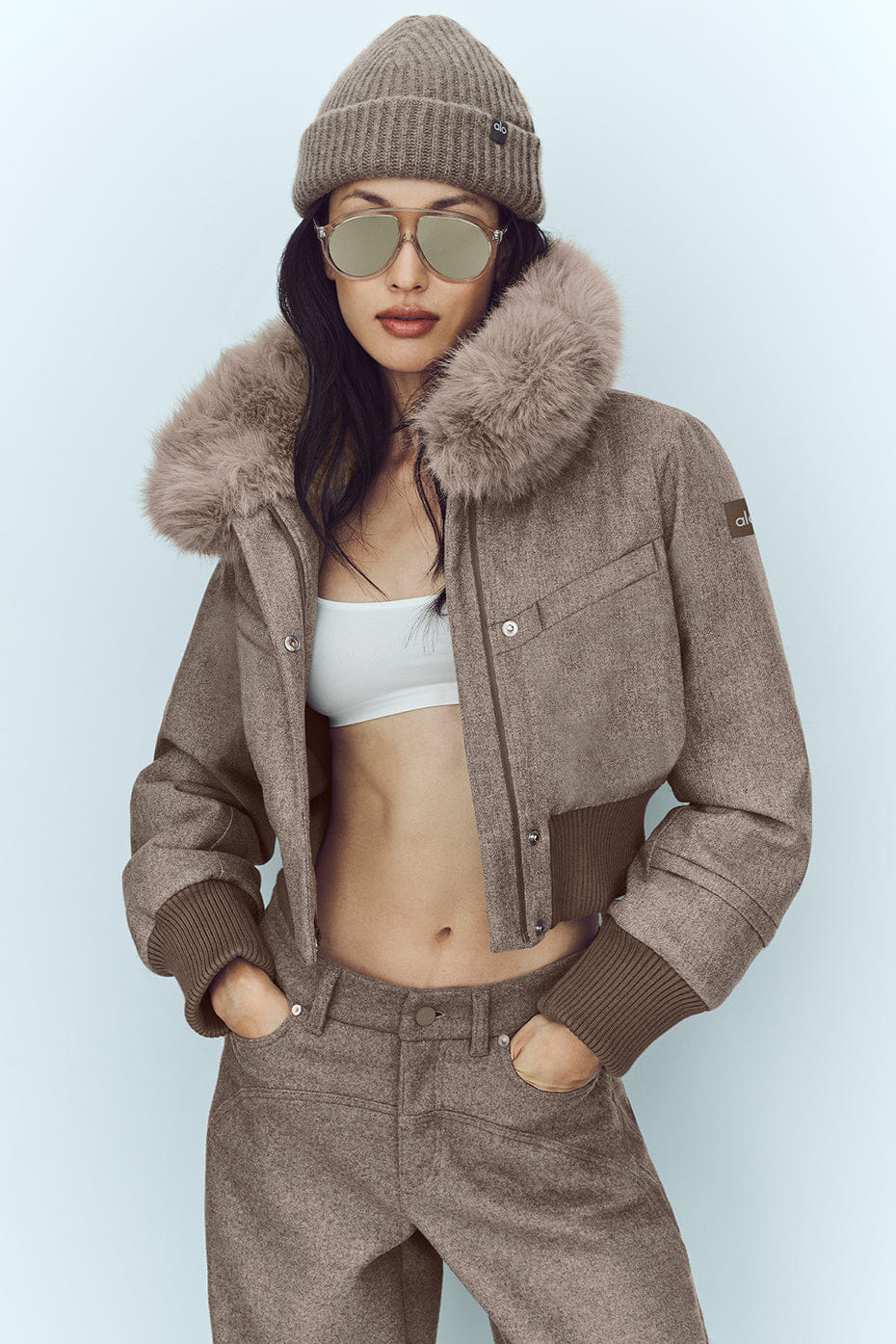 Wool Blend Bunny Slope Jacket