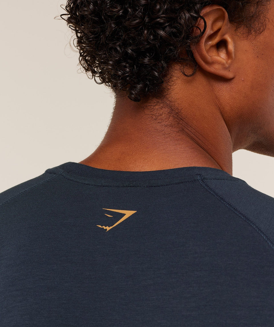 Gymshark Lifting Long Sleeve T-Shirt - Heavy Blue