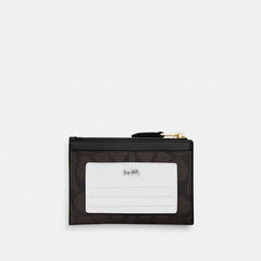 Mini Skinny Id Case In Signature Canvas