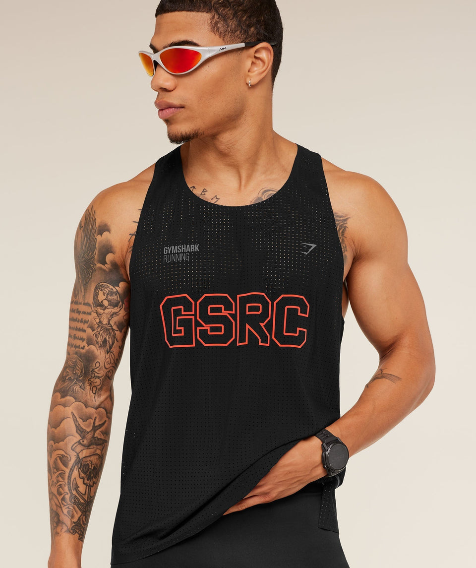 Gymshark Running Elite Race Vest - Black