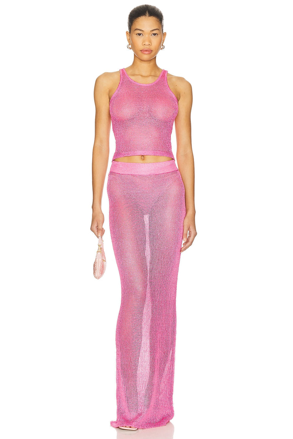 superdown Miranda Knit Top in Pink