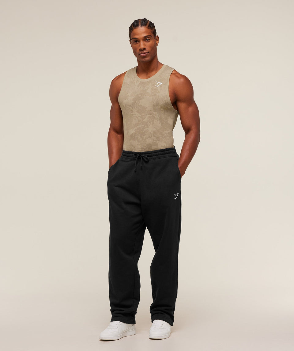Gymshark Geo Seamless Tank - Cement Brown/Soul Brown