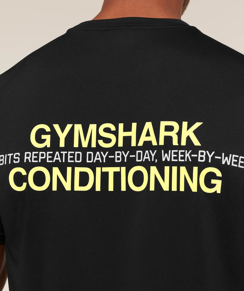 Gymshark Gymshark Conditioning T-Shirt - Black