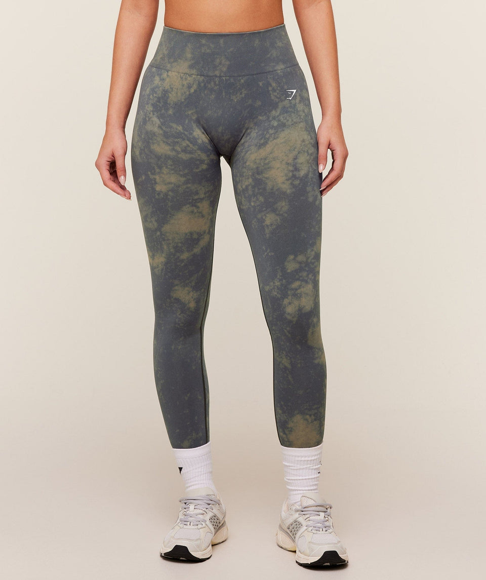 Gymshark Washed Leggings - GS Onyx Grey/WASH