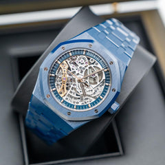 Audemars Piguet Double Balance Wheel Openworked Midnight Ceramic Blue New Release Very Rare
