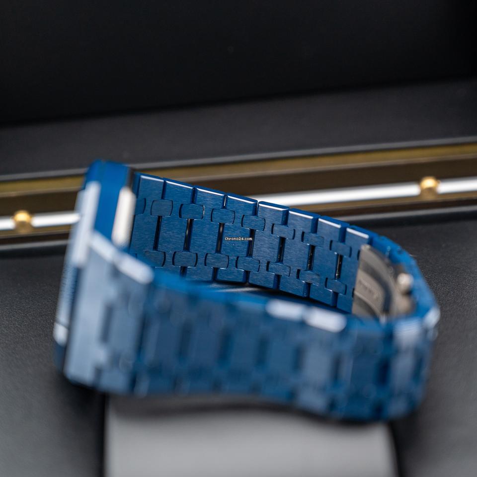 Audemars Piguet Double Balance Wheel Openworked Midnight Ceramic Blue New Release Very Rare