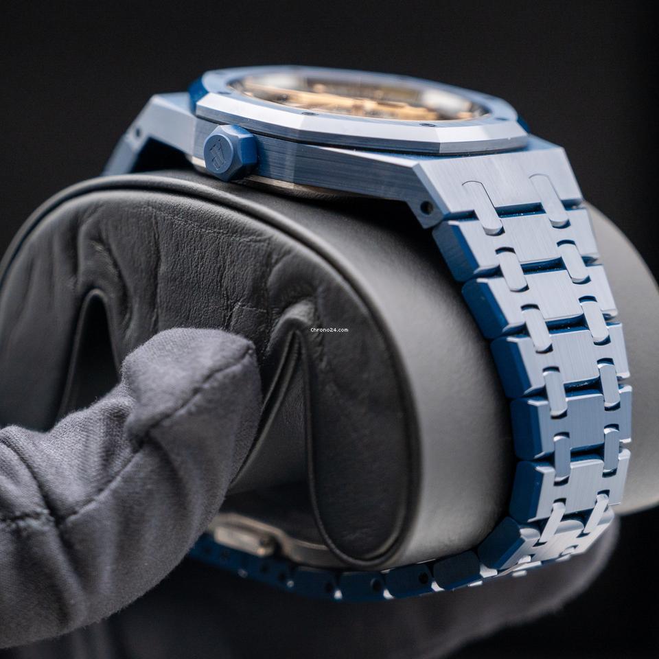 Audemars Piguet Double Balance Wheel Openworked Midnight Ceramic Blue New Release Very Rare