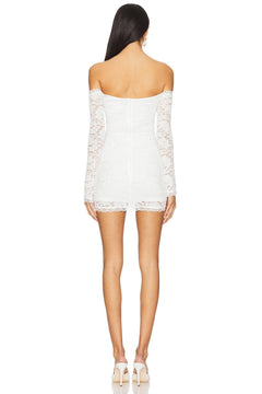 superdown Bailey Mini Dress in White