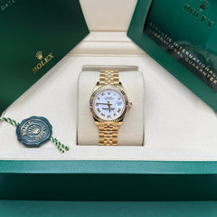 Rolex | Datejust | 279178 | Yellow gold | 28 mm | Yellow gold | White | Automatic