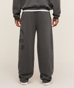 Gymshark Collegiate Washed Zip Up Hoodie - Asphalt Grey