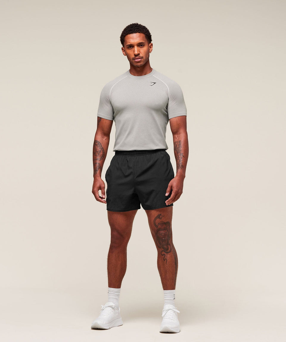 Gymshark Vital Seamless T-Shirt - Light Grey/Smokey Grey
