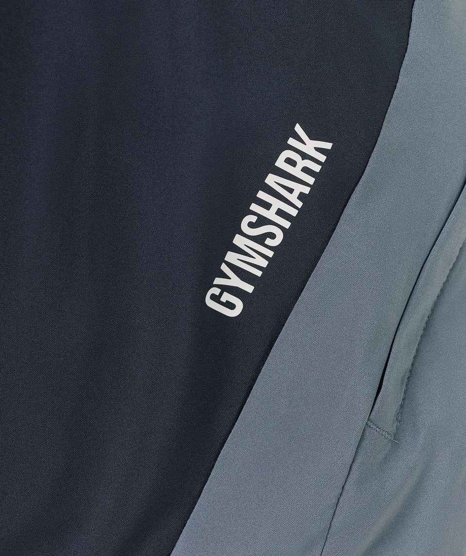 Gymshark Sport 25 Block 7" Shorts - Heavy Blue/Iron Blue