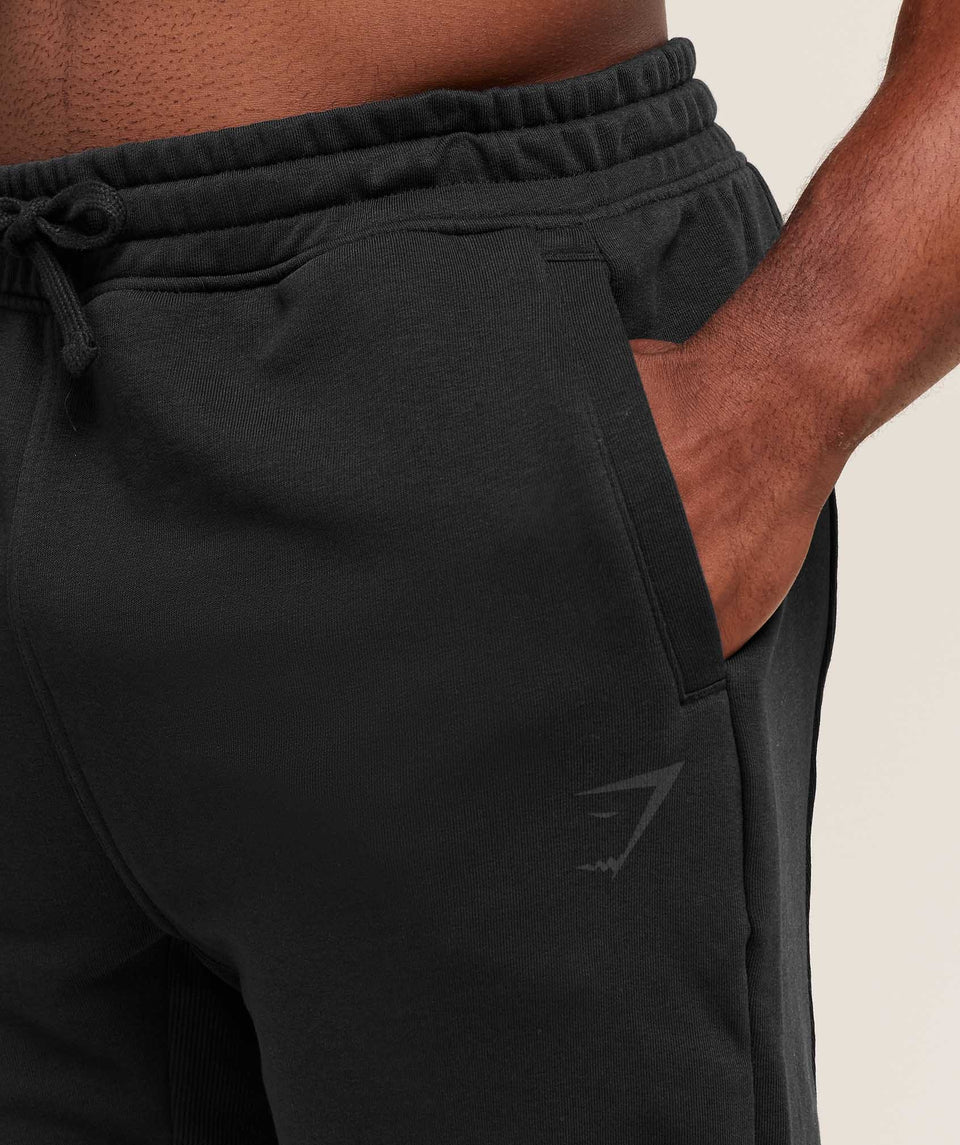 Gymshark Power Joggers Tall - Black/Asphalt Grey