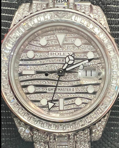 Rolex | GMT-Master II | 116769TBR - factory Dimond set | White gold | 40 mm | White gold | White | Automatic