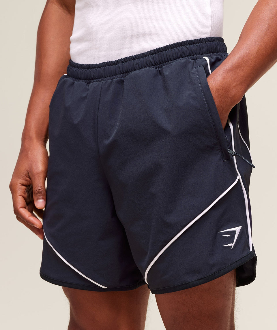 Gymshark Retro Shorts - Heavy Blue
