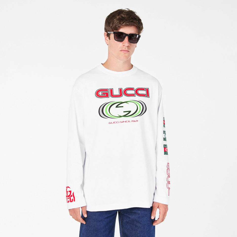 Logo Print Long Sleeve T-Shirt