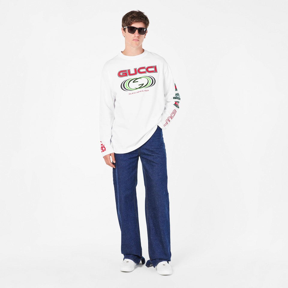 Logo Print Long Sleeve T-Shirt