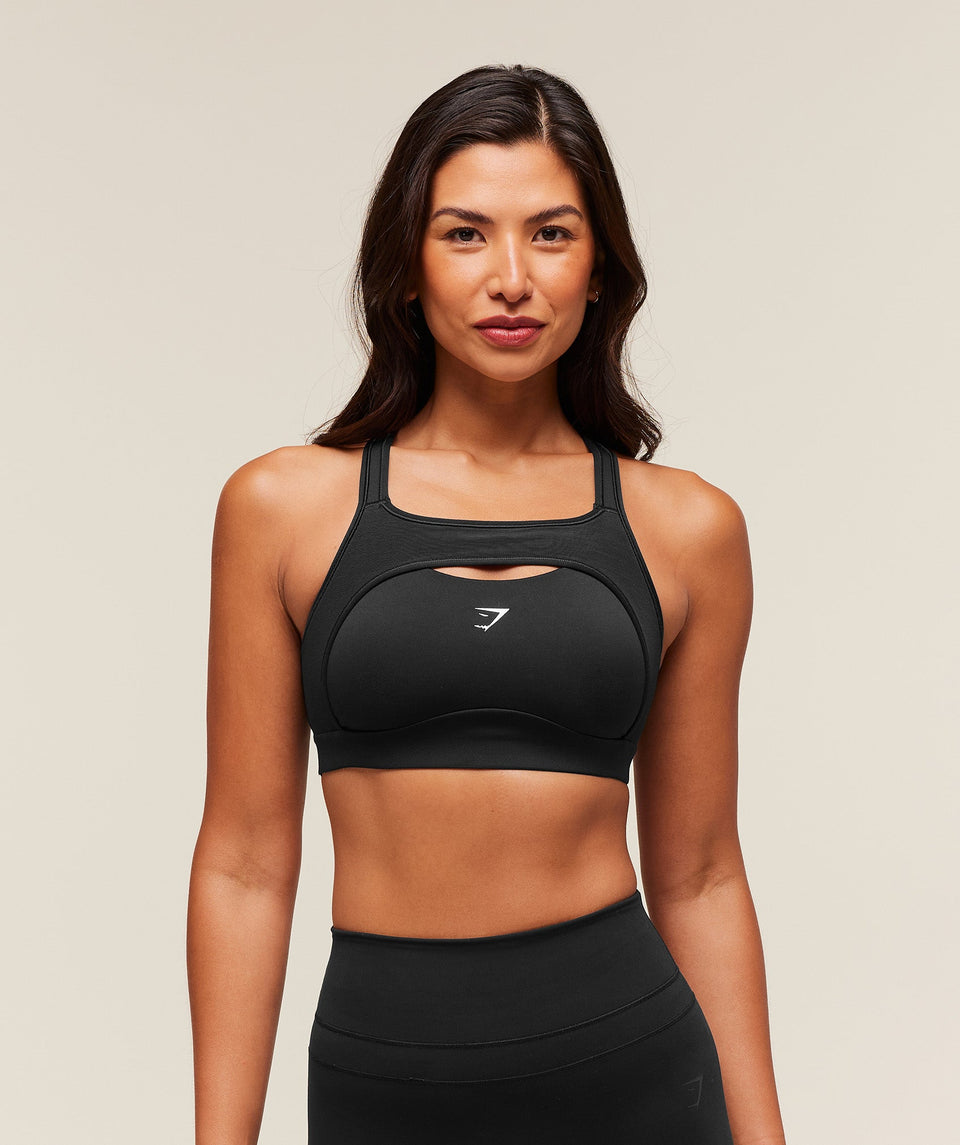 Gymshark Alpha High Support Sports Bra - Black