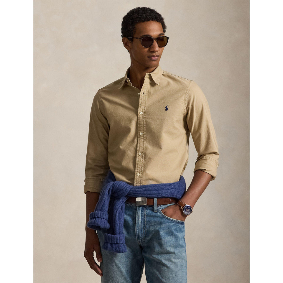 Slim Fit Oxford Long Sleeve Shirt