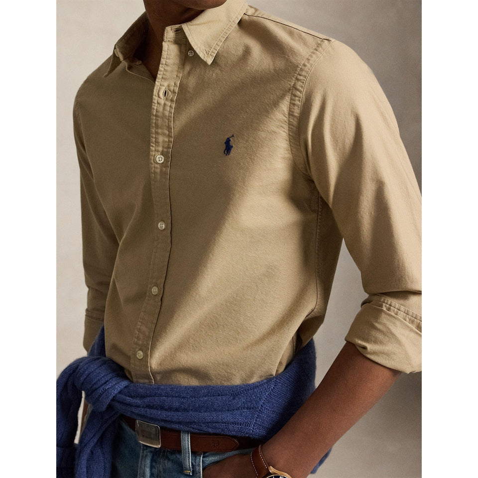 Slim Fit Oxford Long Sleeve Shirt