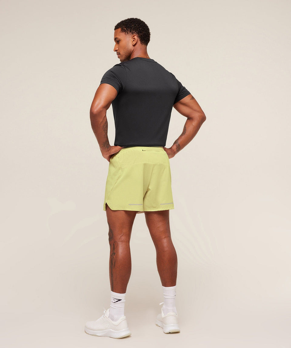 Gymshark Running 5" Shorts -  Sorbet Yellow