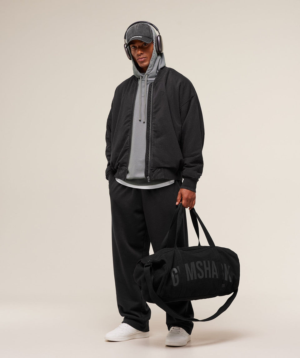 Gymshark Power Washed Jersey Track Jacket - GS Black
