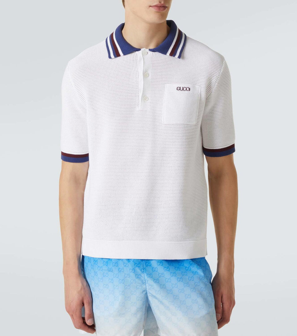 Gucci Cotton piqué polo shirt