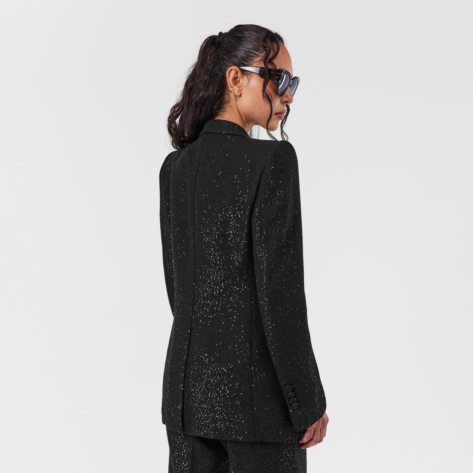 Sequin Long Sleeve Blazer