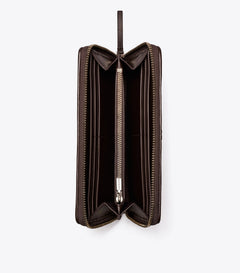 Kira Diamond Quilt Pavé Zip Continental Wallet