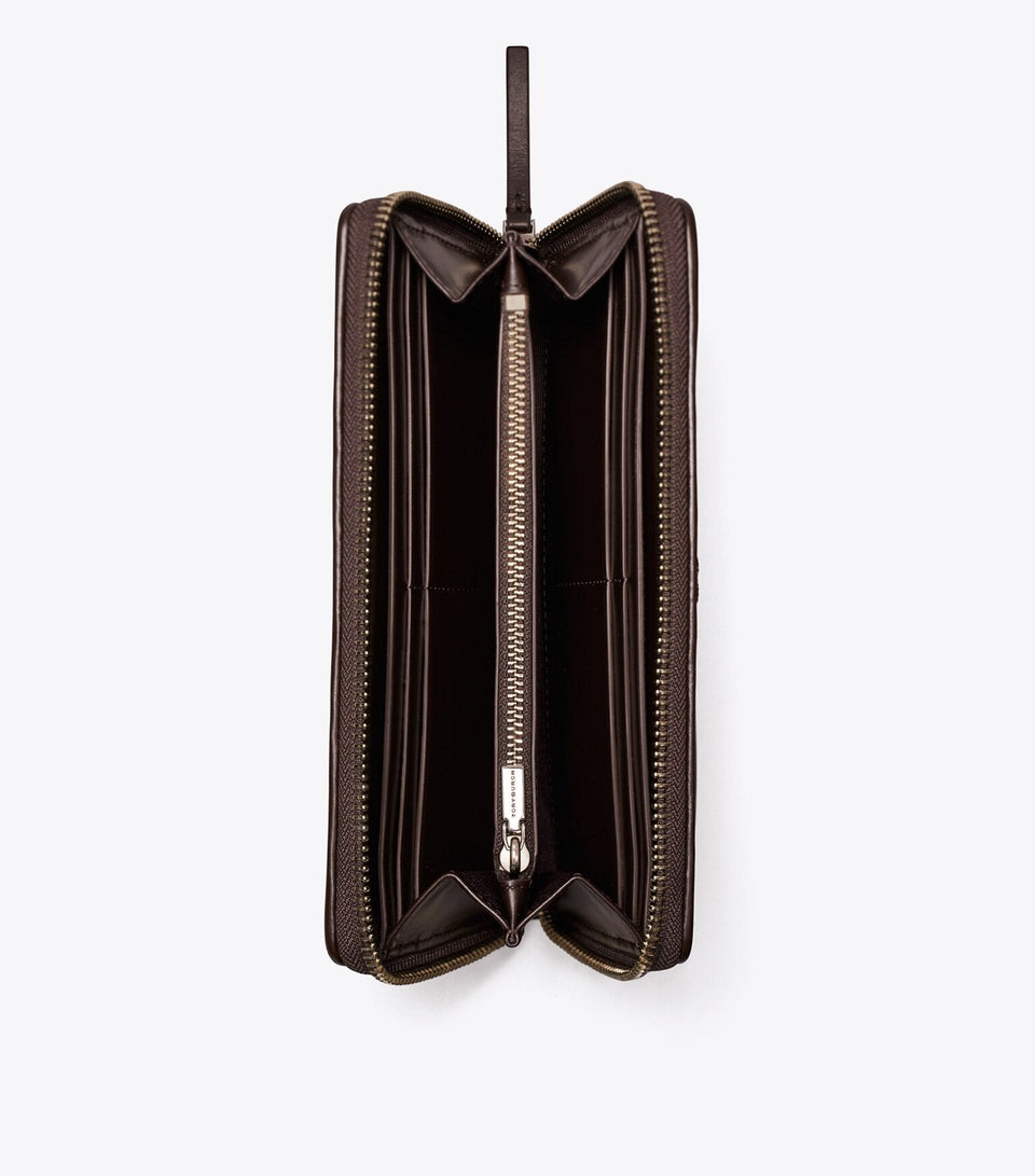 Kira Diamond Quilt Pavé Zip Continental Wallet