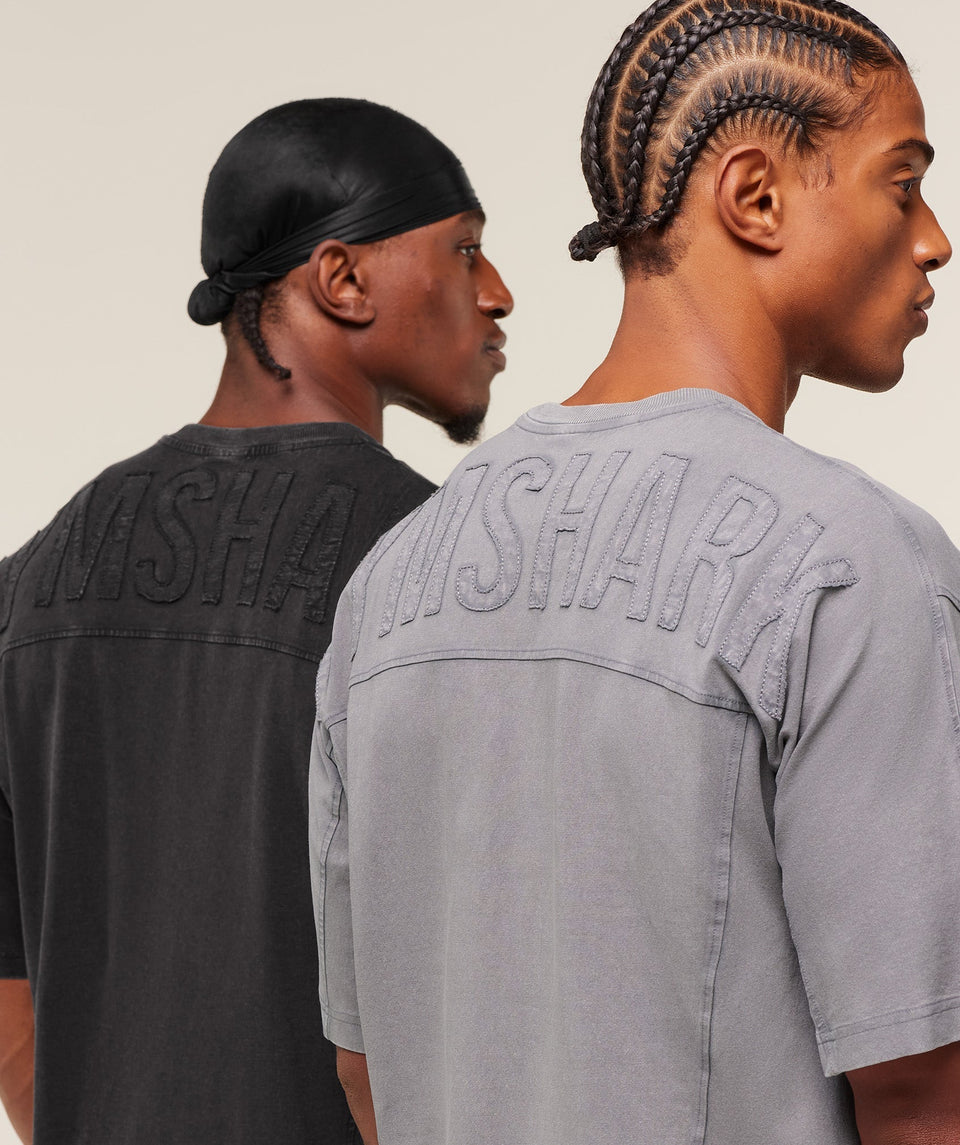 Gymshark Power Washed T-Shirt - GS Medium Grey