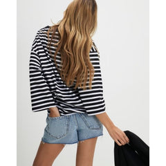 Light Blue Denim Ripped Shorts