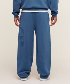 Gymshark Collegiate Washed Wide Leg Jogger - Compound Blue