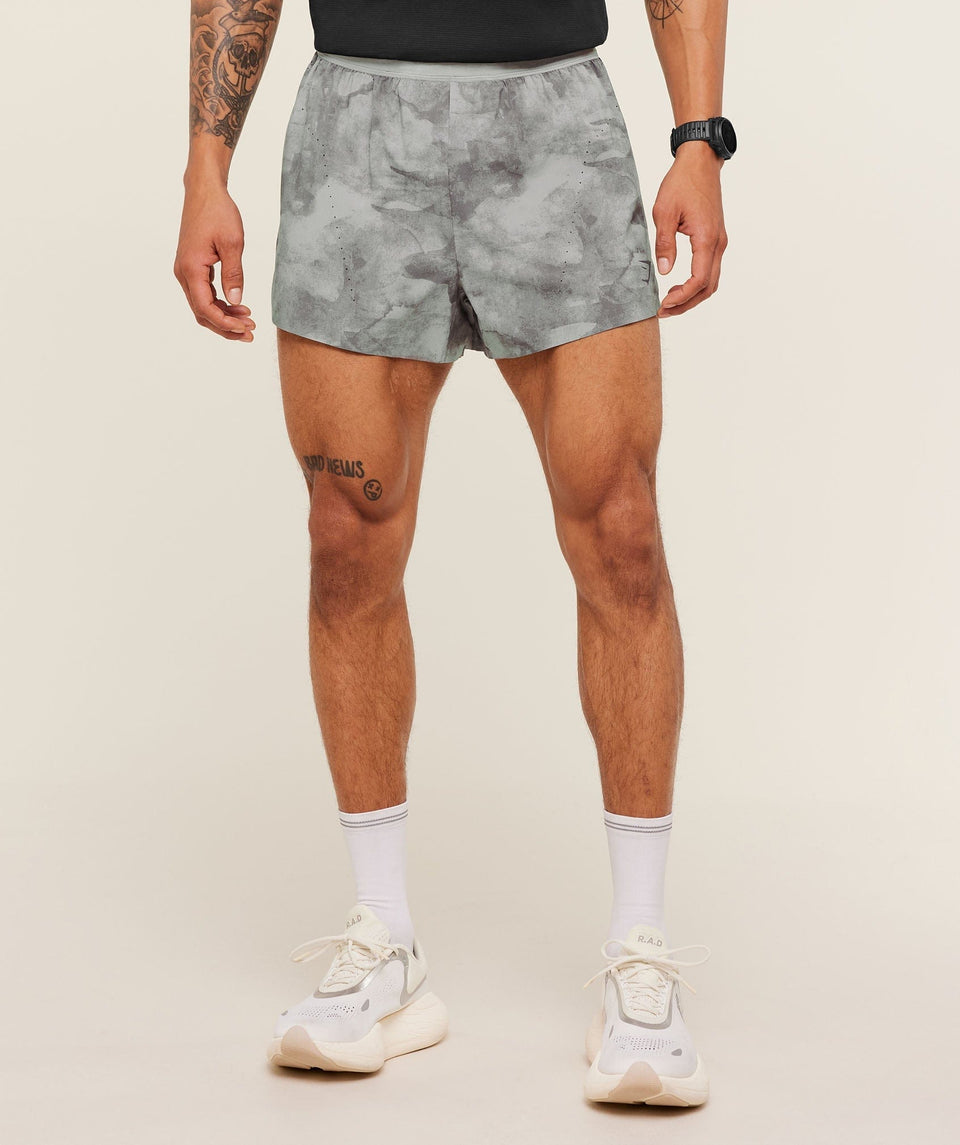 Gymshark Running Elite Race 5" Short - Smokey Grey