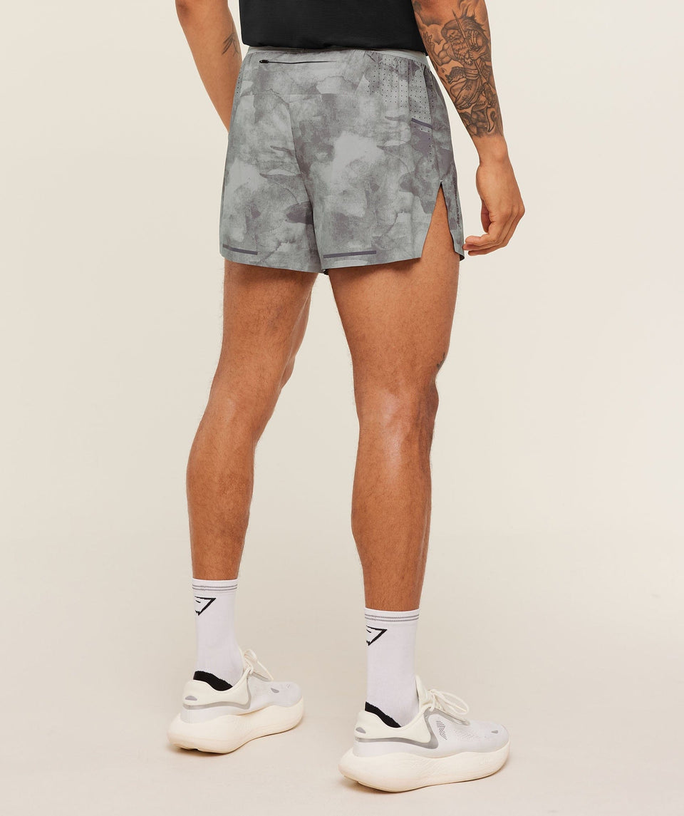 Gymshark Running Elite Race 5" Short - Smokey Grey