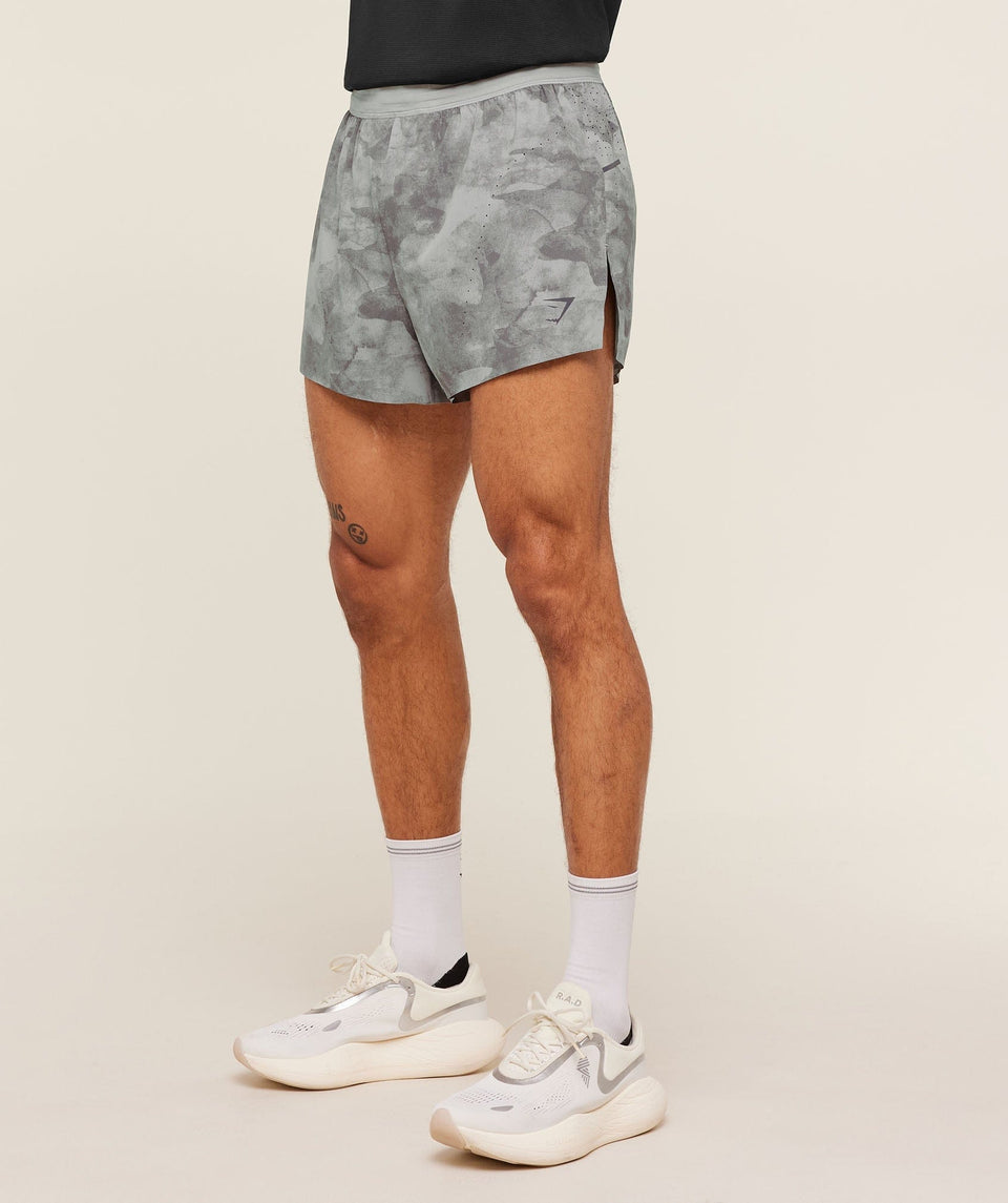 Gymshark Running Elite Race 5" Short - Smokey Grey