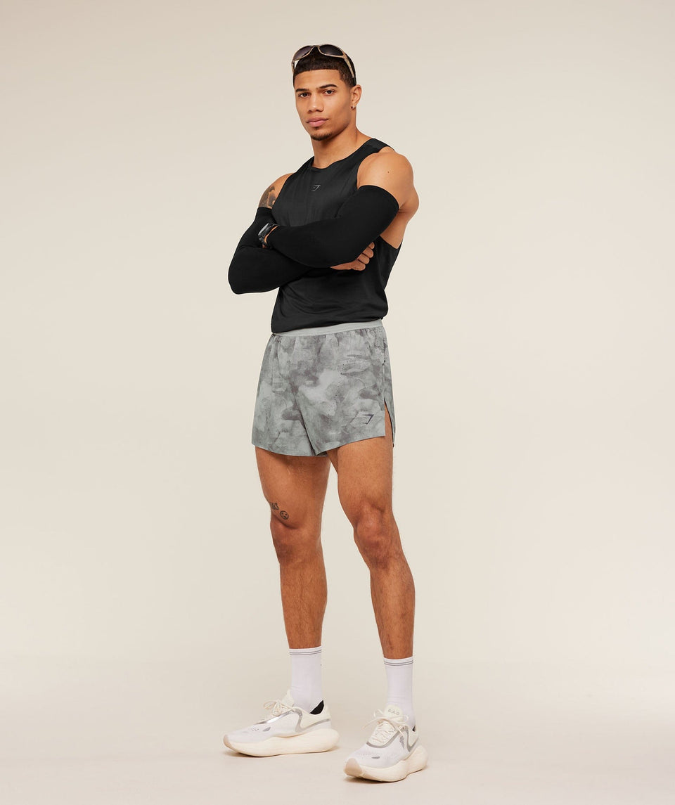Gymshark Running Elite Race 5" Short - Smokey Grey