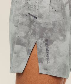 Gymshark Running Elite Race 5" Short - Smokey Grey