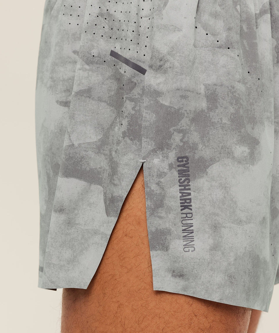 Gymshark Running Elite Race 5" Short - Smokey Grey